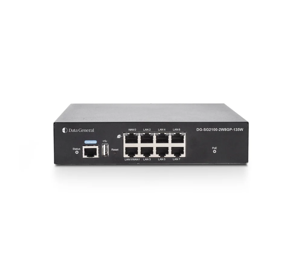 DG-SG2100-2W8GP-135W · DG-SG2100 Gateway balanceo+VPN+Switch PoE 8P+Ctrl WiFi