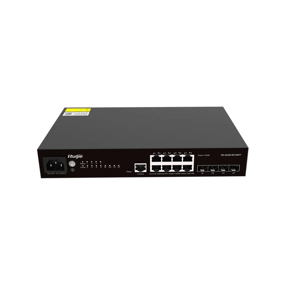 RG-S2300-8GT4SFP · Ruijie S2300-8GT4SFP Switch GE 8RJ45+4SFP WIS Cloud